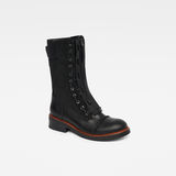G-Star RAW® Stooke Zip Boots Black side view