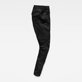 G-Star RAW® Rovic Deconstructed Mid Waist Skinny Pants Black model back