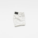 G-Star RAW® 3301 Moto-Restored Mid Waist Shorts White