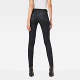 G-Star RAW® Lynn Mid Waist Skinny Jeans Noir