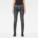 G-Star RAW® Motac Deconstructed 3D Mid Waist Skinny Jeans Grey