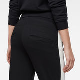 G-Star RAW® D-Staq Deconstructed Stripe Sweatpants Black model back zoom