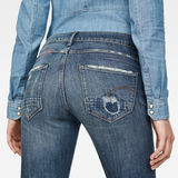 G-Star RAW® Raw Essentials D-Staq 5-Pocket Mid-Waist Skinny Jeans Medium blue