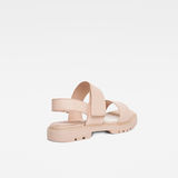 G-Star RAW® Core Strap Flat Sandal Pink sole view