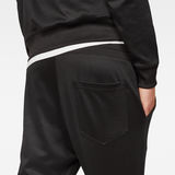 G-Star RAW® Motac Deconstructed Skinny Sweatpants Black model back zoom