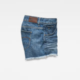 G-Star RAW® Arc Mid waist Ripped Shorts Medium blue