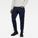 G-Star RAW® Rovic Zip 3D Tapered Cargo Pants Dark blue model front