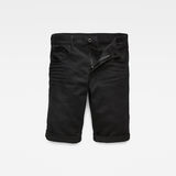 G-Star RAW® 3301 Denim Slim Shorts Black front