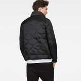 G-Star RAW® Meefic Quilted Overshirt Black model back