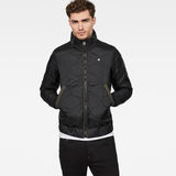 G-Star RAW® Meefic Quilted Overshirt Black model front