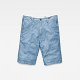 G-Star RAW® Bronson Loose 1/2-Length Shorts Medium blue flat front
