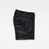 G-Star RAW® Rovic High waist Paperbag Shorts Black model back