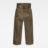 G-Star RAW® Bronson XL Paperbag Pant Green flat front