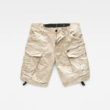 G-Star RAW® Rovic Zip Relaxed 1/2-Length Shorts Beige flat front