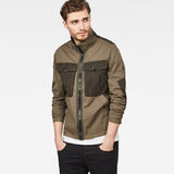 G-Star RAW® Type C Utility Tone-Mix Jacket Green model front