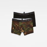 G-Star RAW® Classic Trunk Camo 2-Pack Black front bust
