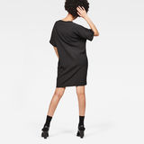 G-Star RAW® Joosa V-Neck Dress Black model back