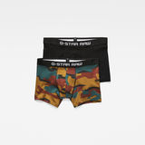 G-Star RAW® Tach Trunk Pattern 2-Pack Black front bust