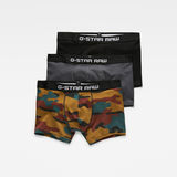 G-Star RAW® Tach Trunk Pattern 3-Pack Black front bust