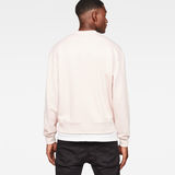 G-Star RAW® Raw Correct Stor Sweater Pink model back