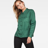G-Star RAW® Rovic Pleated Shirt Green