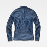 G-Star RAW® Rovic Pleated Denim Shirt Dark blue