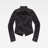 G-Star RAW® Vodan Dc Cropped Open Back Shirt Black