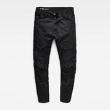 G-Star RAW® Motac-X Deconstructed Relaxed Straight Moto Jeans Black