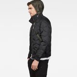 G-Star RAW® Meefic Quilted Overshirt Black model side