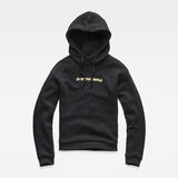 G-Star RAW® Lynaz Hooded Sweater Black flat front