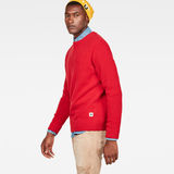 G-Star RAW® Core Knit Rojo model side