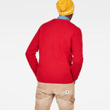 G-Star RAW® Core Knit Rojo model back