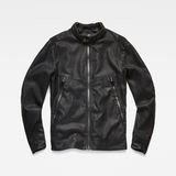 G-Star RAW® Motac Deconstructed Biker Jacket Black flat front