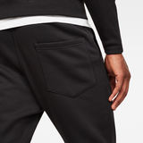 G-Star RAW® Motac-X Straight Tapered Sweatpants Black model back zoom