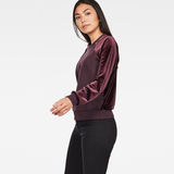 G-Star RAW® Kikko Xzula Sweater Purple model side