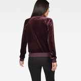 G-Star RAW® Kikko Xzula Sweater Purple model back