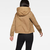 G-Star RAW® Officer Cropped Jacket  Brown model back