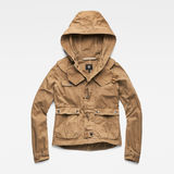 G-Star RAW® Officer Cropped Jacket  Brown flat front
