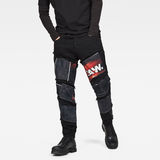 G-Star RAW® Spiraq RFTP Patches Eclipse 3D Slim Jeans Black