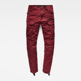 G-Star RAW® Rovic Zip 3D Straight Tapered Pants Rouge flat front