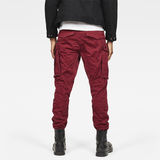 G-Star RAW® Rovic Zip 3D Straight Tapered Pants Rouge model back