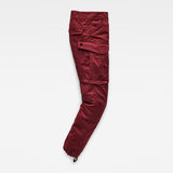 G-Star RAW® Rovic Zip 3D Straight Tapered Pants Rouge flat back