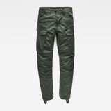 G-Star RAW® Rovic Zip 3D Straight Tapered Pants Green flat front