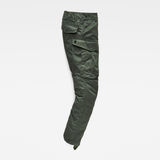 G-Star RAW® Rovic Zip 3D Straight Tapered Pants Green flat back