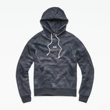 G-Star RAW® Cyrer Eclipse Hooded Sweat Black flat front