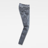 G-Star RAW® Lynn D-Mid waist Super Skinny Jeans Gris