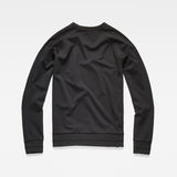 G-Star RAW® Core Sidezip Sweater Black flat back
