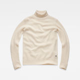 G-Star RAW® Core Turtle Knit White flat front
