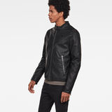 G-Star RAW® Motac Dc Biker Jacket Black model side