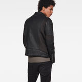 G-Star RAW® Motac Dc Biker Jacket Black model back